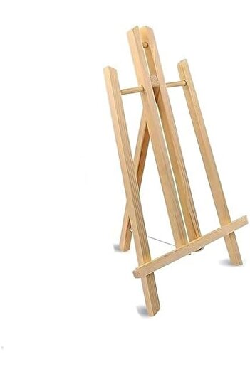 Slasa 40 cm Wooden Easel by - Triangular Tabletop Display Stand for Art, Canvas, Photos, Crafts, Sig