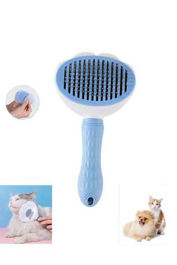 Bukela Self-Cleaning Pet Brush – Shedding & Massage, All Hair Types