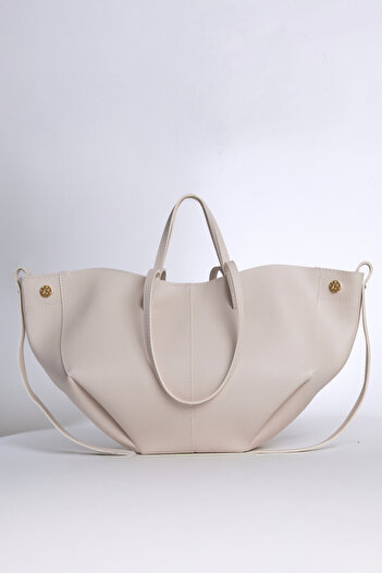 macsoo Women's Cream Cyme Polen Hand and Shoulder Pinterest Bag