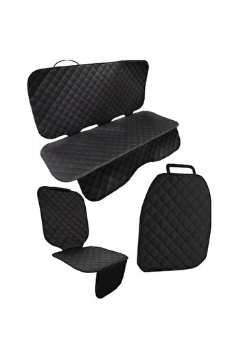 Metru Patrat Set 3 universal car seat protectors, padded, black, washable, waterproof