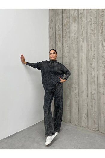 BRGCLOTHING Washable Pants Sweater Set