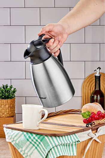 Cooker 1.5 Lt Stainless Steel Thermos Picnic Camping Restaurant Thermos
