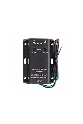 OEM Convertor semnal audio HI-LOW, Stereo, universal pentru amplificator sau subwoofer