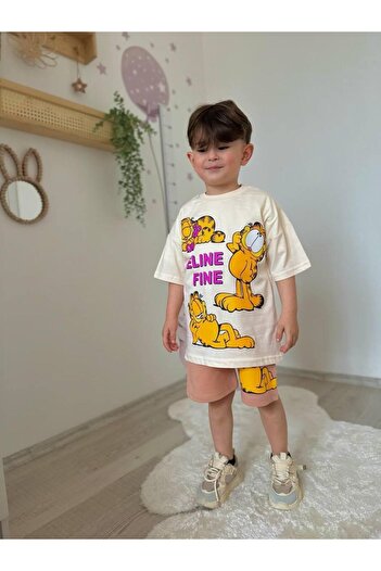UESKİDS Boys' Character Shorts Suit