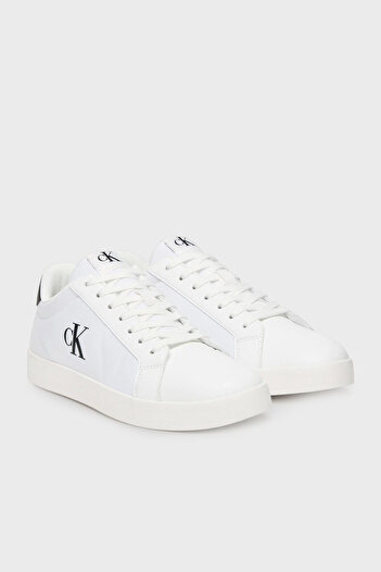 Calvin Klein Logolu Sneaker Ayakkabı YM0YM0121301W Erkek AYAKKABI YM0YM01213 01W