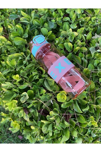 MUBX Motivational Water Bottle Transparent 800ml Water Bottle Sports Water Bottle Bpa Free (with Strap)