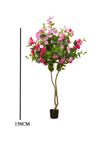 DRAMA HOME 150cm Artificial Flowering Hell Tree - Large Artificial Rose Tree for Indoor Decoration