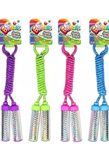 Jaru BASIX Kids Jump Rope – Fun Glitter Handles – Durable Rope – Assorted Colors – 1 Piece Per Pack