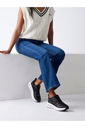 Guess Sebass Kadın Siyah Sneaker FLTSEBELE12-BLACK