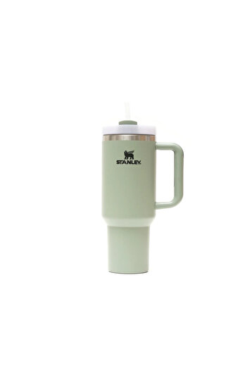 Generic Stanley Quencher H2.0 FlowState 40oz Tumbler with Handle & Straw - Sage Green