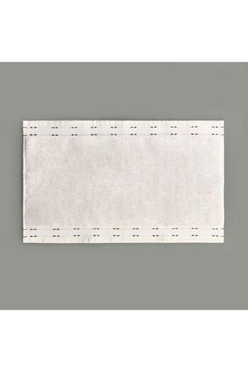 Evidea Soft Tiny Hand Towel - Ecru / Green - 30X50 cm
