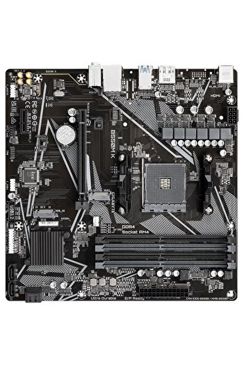Gigabyte Placă de bază, B550M-K, Socket AM4, mATX