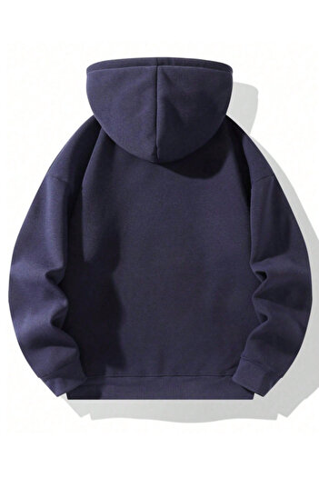 Revasser Unisex Erkek/Kadın YARIM FERMUARLI KAPÜŞONLU Renkli Özel Pamuklu Oversize Sweatshirt