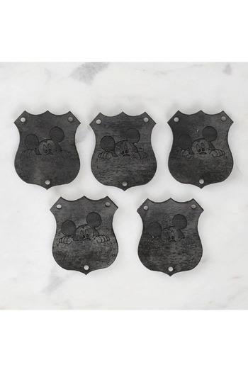 Light up Loren Crafts Figured Leather Coat of Arms 5 Pieces - 1576