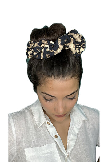 laviyonsa Wide Elastic Bun Hair Tie