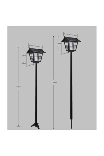 Flippy Lampa solara de tip stalp pentru gradina, Flippy, Alb Rece