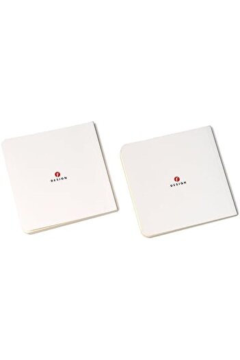 STOREMAX Set of 2, Unlined Notepad, Cardboard Cover, (2 Pieces 11X11 cm Square, Total 2X128 Pages) 10886
