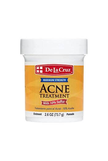 De La Cruz De La Cruz Acne Treatment Ointment with 10% Sulfur, 73.7 g