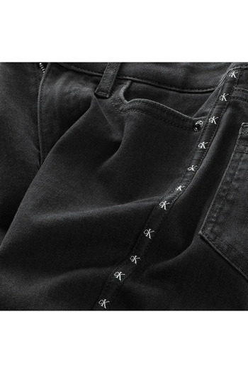 Calvin Klein SKINNY HR WSD BLACK Kadın Antrasit Kot Pantolon