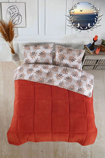 LilaMOON Single Luxury Welsoft Quilt (Double-Sided + Pillowcase)