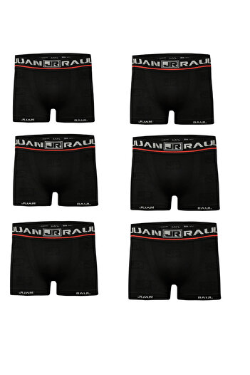 Juan Raul Men's Micro Seamless Premium Boxers 6 Pack