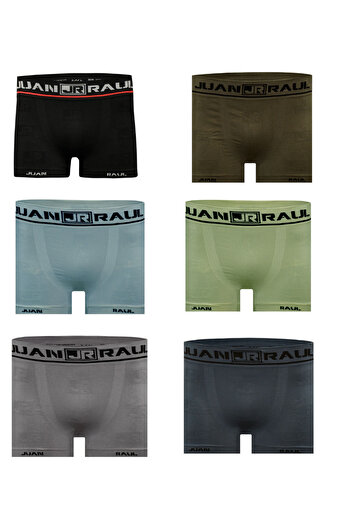 Juan Raul Ανδρικό Micro Seamless Premium Boxer 6 Pack