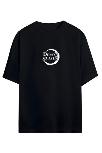 SVART WEAR Demon Slayer Special Design Unisex Oversize Cotton T-Shirt for Fans