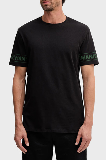 Armani Exchange With Logo 100% Cotton Regular Fit Crew Neck t Shirt Men t Shirt Xm001437 Af10356