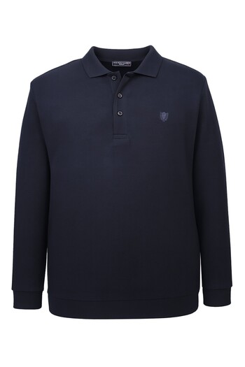 tambattal Large Size Polo Neck Thessaloniki Sweatshirt (Wide Comfortable Fit)
