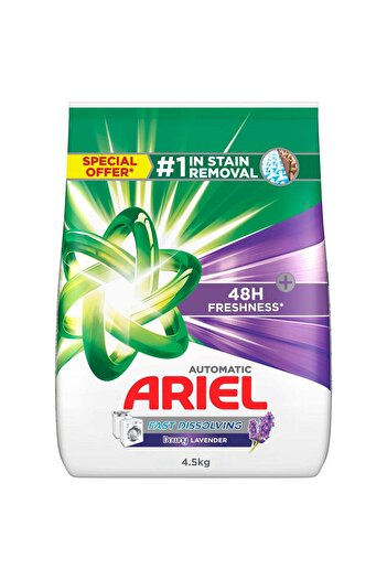 Ariel Fast Dissolving Laundry Detergent Powder With Lavender