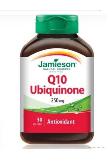 JAMICON Jamieson Q10 Ubiquinone 250 mg 30 Capsules