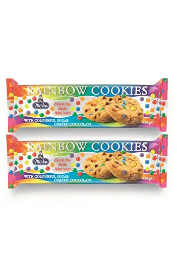 Merba Rainbow Cookies (150g x 2) x 4 Pack