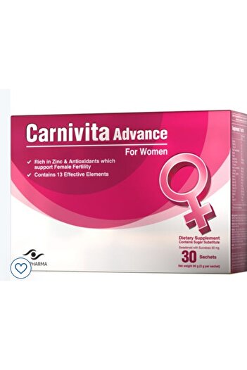 Carnivita Carnivina Advance for Women - Energy and Vitality Support 30 Sachets