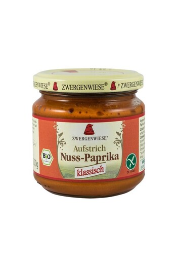 Zwergenwiese Organic vegetable spread with pepper and cashew nuts, 200g