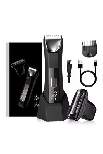 Choice 2IN1Shaver -8126 2 IN 1 Painless Face Shaver Bikini Mens Body Trimmer IPX6 Waterproof Ball Trimmer R