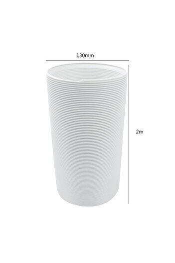 Choice 130mmX2M 130/150mm Duct Extension Pipe Telescopic Flexible Air Conditioner Exhaust Hose Accessories