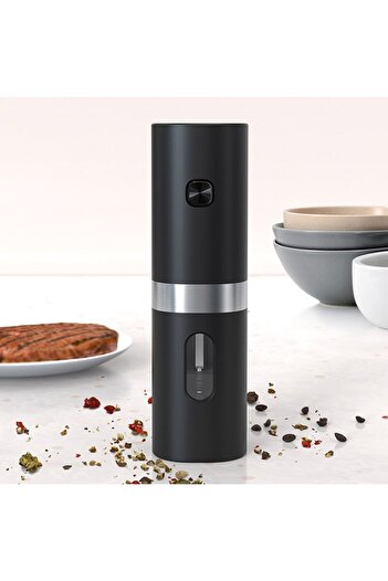 Choice Electric Pepper Grinder Spice Grinders Electric Automatic Pepper Mills Salt Mill Adjustable Coars...
