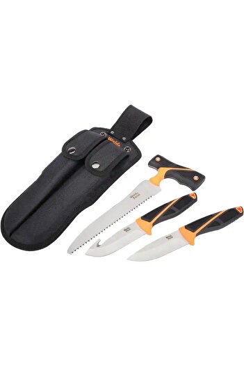 Walked Set 3 pieces, knives, saw Wald-Forst