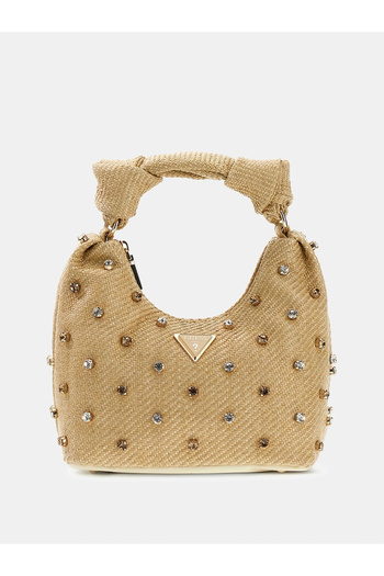 Guess Isotta Women's Natural Shoulder Bag Hwww9660010-Nat