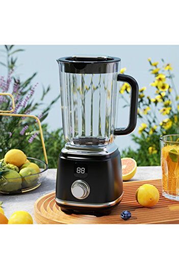 Choice black Portable Blender Cup 600ML Mini Juicer Mixer/3000mAh USB Rechargeable/10-Blade Powerful Motor