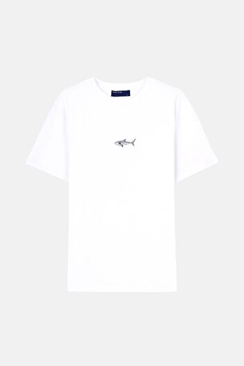 WWF Market Μπλουζάκι Big White Shark Premium - Λευκό