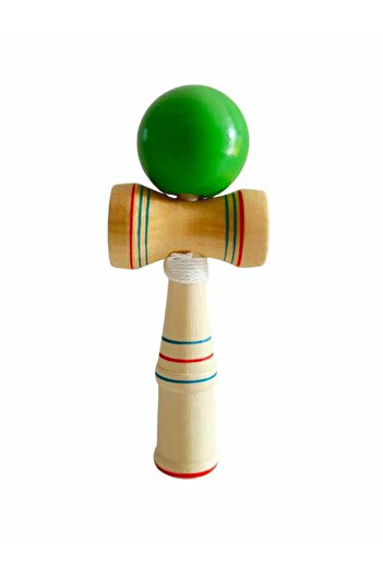 Micostore Wooden Kendama, Japanese dexterity toy, 19 cm, Black