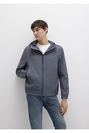 Mavi 0110643-80776 Hooded Navy Blue Jacket