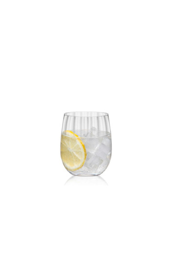 RONA Lunar Optic Viski Kokteyl ve Su Bardağı - 370 ml - 6'lı Set