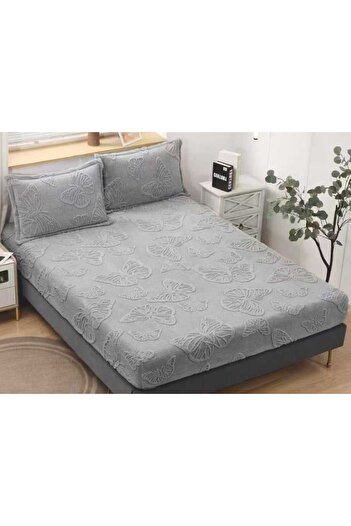 CHIRASO CHIRASO, COCOLINO Elastic Bed Cover, Butterfly Pattern 180x200+30cm and 2 Pillowcases 50x70cm