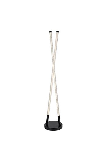 Rabalux Lampadar LED, realizat din metal, abajur din acril, comutator on/off, 28 W, 3050 lm, lumina calda...