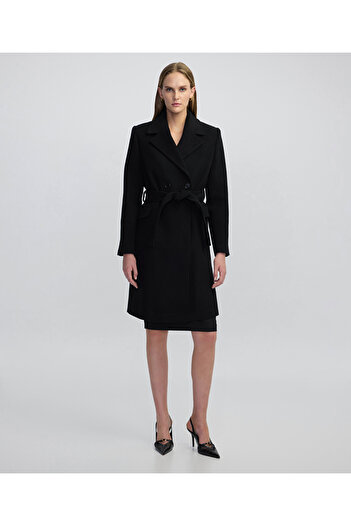 İpekyol Belted Stamp Coat