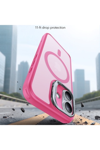 ESR Case for iPhone 17, Classic Hybrid HaloLock Kickstand, Pink