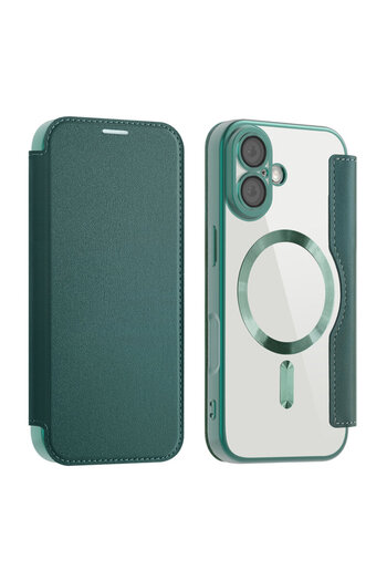 Techsuit iPhone 17 Case SmartMag Book Case, Green
