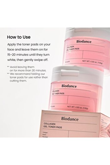 Biodance Discuri tonice Biodance, 140 g x 60 discuri, minimizare pori, exfoliere delicată, pentru piele sens